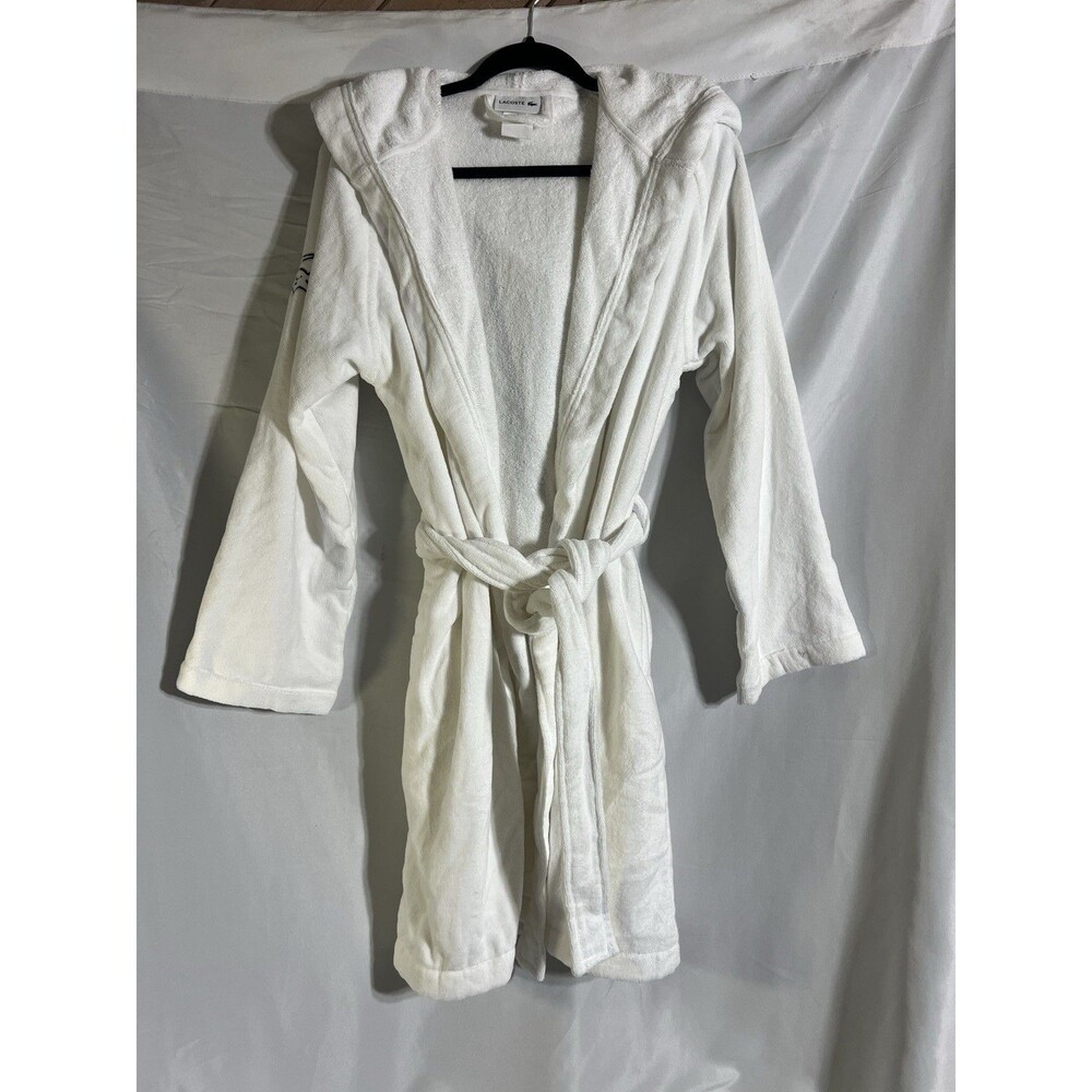 La Costa Robe  S Unisex Men’s Women’s White Crocodile